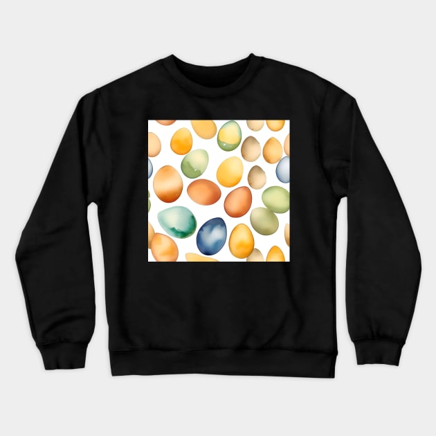 National Egg Month January - Watercolors Crewneck Sweatshirt by Oldetimemercan